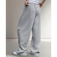 thumbnail image 6 of Men's Sweatpants Baggy Heavyweight Fleece Wide Leg Drawstring Sweat Pants Casual Lounge Mens Joggers with Pockets Slacks, 6 of 7