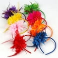 thumbnail image 6 of 1900S Flapper Feathered Flower Hairband For Carnivals Party Antique Hair Decors, 6 of 8