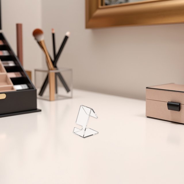 unbranded 2Ud Transparente Para De En Acrílico Con Estable Para Exhibición Y Organización