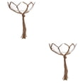 thumbnail image 2 of Advancent Pack of 4 Flower Basket Holder Hanging Garden Decorative Detachable Reusable Balcony Pot Path Park Plant Hanger Rope Tipo 1 2Conjunto, 2 of 6