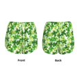 thumbnail image 3 of Logiee Happy St. Patrick's Day Print Women 2 in 1 Running Shorts,High Waisted Athletic Shorts,Gym Workout Shorts with Liner Pockets-X-Large, 3 of 7