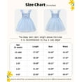 thumbnail image 2 of URMAGIC Toddler Baby Girl Tutu Dress Sleeveless Daisy Floral Layered Tulle Dress Kids Princess Birthday Party Beach Dresses 1-5 Years, 2 of 14