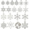 thumbnail image 2 of 10Pcs Snowflake Charms Bulk Assorted Christmas Snow Charms for DIY Accessories Supplies, 2 of 9