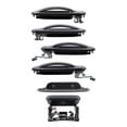 thumbnail image 4 of Brock Replacement Front and Rear Outside Door Handles, Tailgate Handle and Tailgate Handle Bezel Paint to Match Black 6 Piece Set Compatible with 2001-2007 Silverado & 2001-2007 Sierra Crew Cab ONLY, 4 of 9