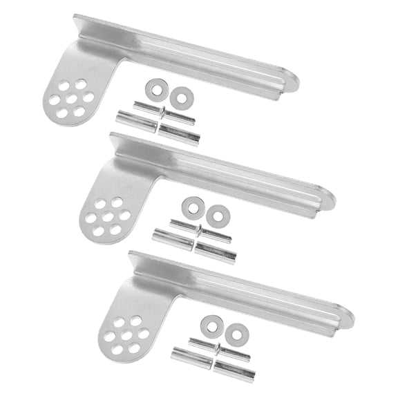 PTOOTP Metal Refrigerator Door Hinges 3 Sets Wear Resistant Replacement Parts Compatible with Most Models