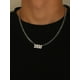 thumbnail image 2 of 1 pc Personalized minimalist style men's stainless steel birth year necklace suitable for commemorative gifts, 2 of 4