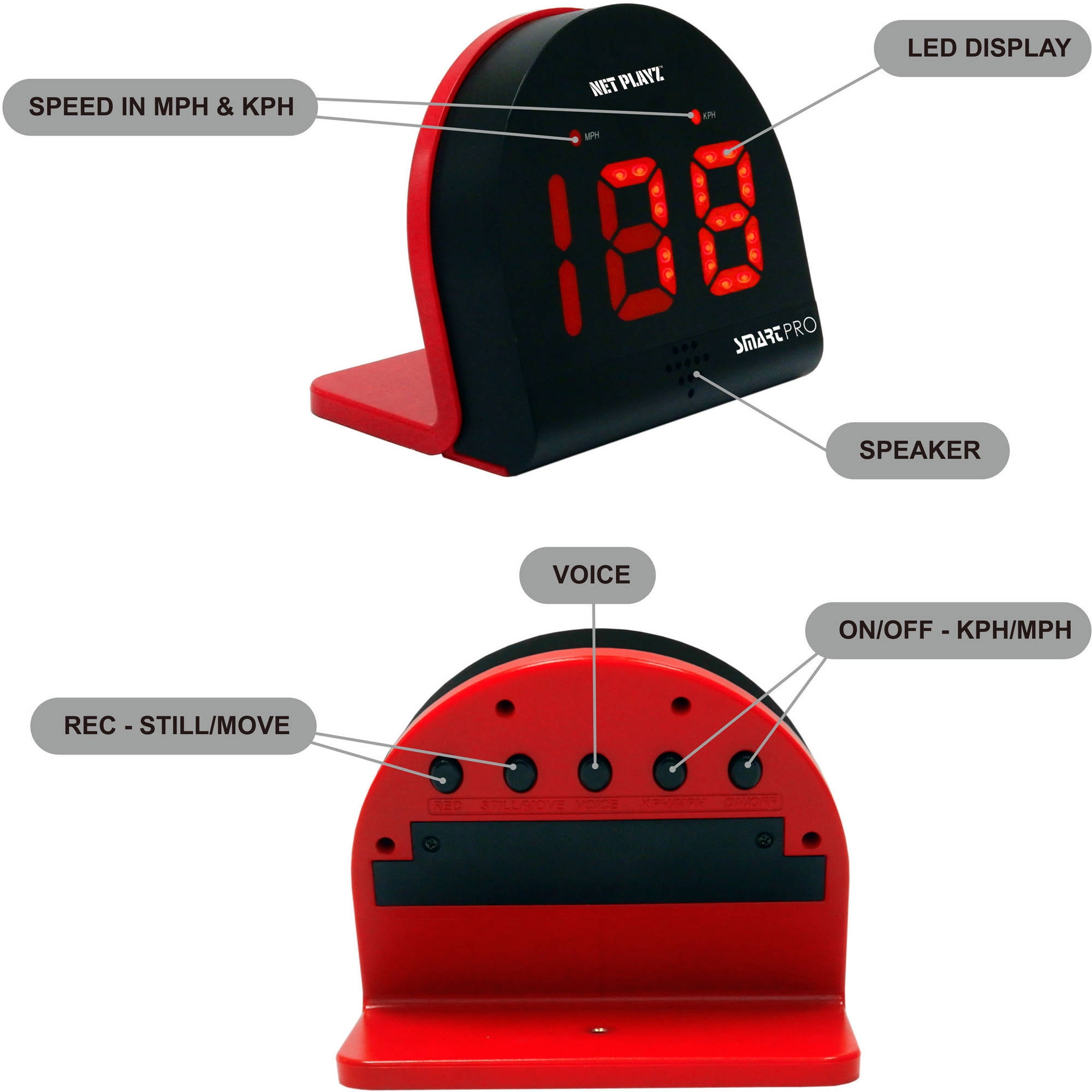Multi Sport Personal Speed Radar Baseball Soccer Tennis Hockey Lacrosse
