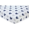Disney Mickey Mouse 4Piece Crib Bedding Set, Blue, Let's Go Mickey II