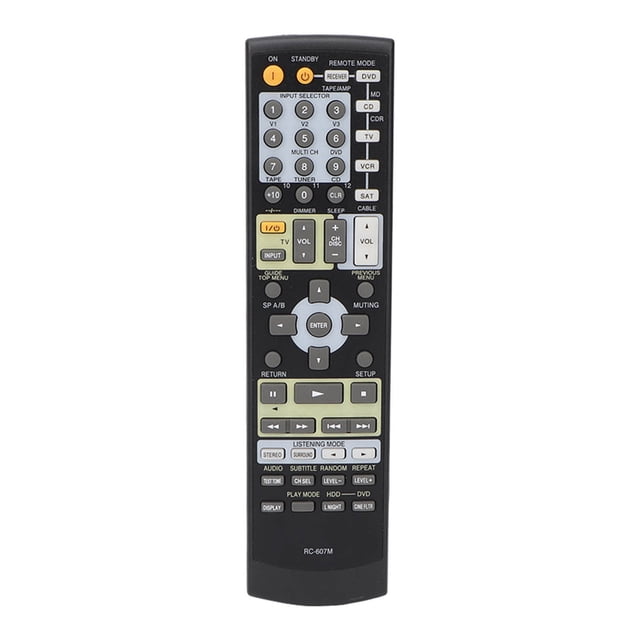 Mando a distancia receptor de repuesto RC 607M AV para Onkyo Tx Sr503 Tx Sr8350 Tx Sr503b Tx Sr503e