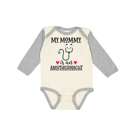 

Inktastic Anesthesiologist Mom Baby Gift Gift Baby Girl Long Sleeve Bodysuit