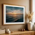 thumbnail image 4 of Sunset in Newport 01 - Newport Beach California Photography Oak Framed Wall Art Print 12 x 18 inches, 4 of 6