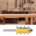 thumbnail image 3 of Fresa De Madera Rodamientos Dobles Metal De Alta Dureza Vástago De 44565 De Pulgada Cerradura De Madera Enrutador De Inglete Herramienta De Moldeo De Madera A Prueba De Herrumbre Para La Fabricación Minnieouse TO005566-01, 3 of 7