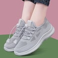 thumbnail image 5 of AUDeals Womens Wide Toe Box Mesh Tennis Shoes Extra Wide Lightweight Non Slip Walking Trainer Shoes (Grey, 7.5), 5 of 8