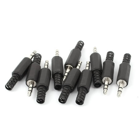 Jack Plastic Housing - 10 Pcs Black Plastic Housing 3.5mm Audio Jack Headphone Connector