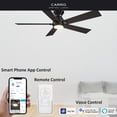 thumbnail image 2 of CARRO Joule 52-inch Indoor/Outdoor Smart Ceiling Fan, Dimmable LED Light Kit and Remote, Works with Alexa/Google Home/Siri, 2 of 5