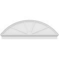 thumbnail image 3 of Ekena Millwork 70"W x 24-3/8"H x 2-3/4"P Segment Arch 4 Spoke Architectural Grade PVC Combination Pediment, 3 of 7
