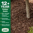 thumbnail image 3 of GroundSmart 12+ Year Brown Rubber Mulch Nugget, 0.8 Cu ft, 3 of 13