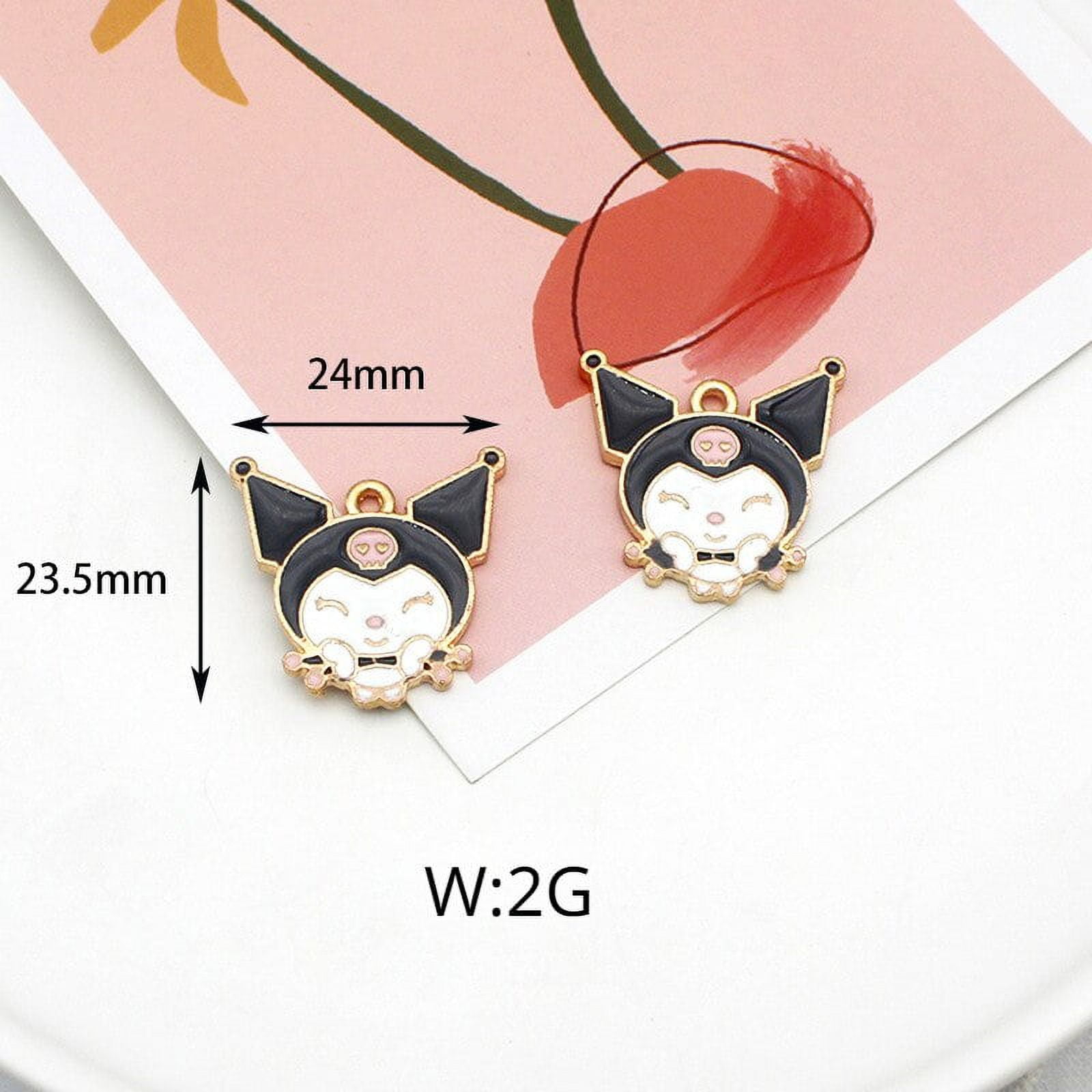 10PCS Sanrio Kuromi BAD BADTZ-MARU Hello Kitty DIY Jewelry