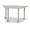 Gray/Gray, variant on Trapezoid Activity Tables - 24" X 48", A-height - Freckled Gray/Coastal Blue/Gray