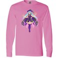 thumbnail image 3 of Inktastic Beautiful Purple Anime Witch Long Sleeve T-Shirt, 3 of 5