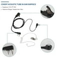 thumbnail image 6 of 2 Pin PTT MIC Headset Covert Acoustic Tube In-ear Earpiece For UV-5R -888S CB Radio Accessories 5649, 6 of 6