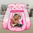thumbnail image 7 of ArtCreativity Princess Castle Pop-up Tent for Kids Ages 3+ – Fairy Tale Theme Playhouse, Princess Character Group, Indoor & Outdoor Use, Pink, 7 of 7
