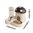 thumbnail image 3 of Cottage Style Pet Feeder Water Dispenser Food Storage Sealed Auto Refill for Cats Dogs Small Pets Indoor Feeding Station Cute Decor, 3 of 7