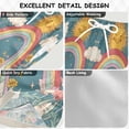 thumbnail image 2 of FORMRS Boys Swim Trunks Quick Dry Mesh Liner Boardshorts Sizes XS-XL, Blue Rainbow, 2 of 7
