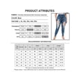 thumbnail image 3 of LilyLLL Womens Plus Size Distressed Ripped Jeans High Waist Stretch Denim Trousers, 3 of 5