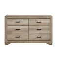 thumbnail image 5 of Modern Contemporary 5pc Bedroom Queen Panel Bed Nightstand Dresser Mirror Set Bedroom Furniture, 5 of 7