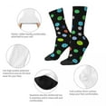 thumbnail image 5 of Pickle Ball Socks Colorful Print Kawaii Stockings Autumn Non Slip Couple Socks High Qualit, 5 of 6