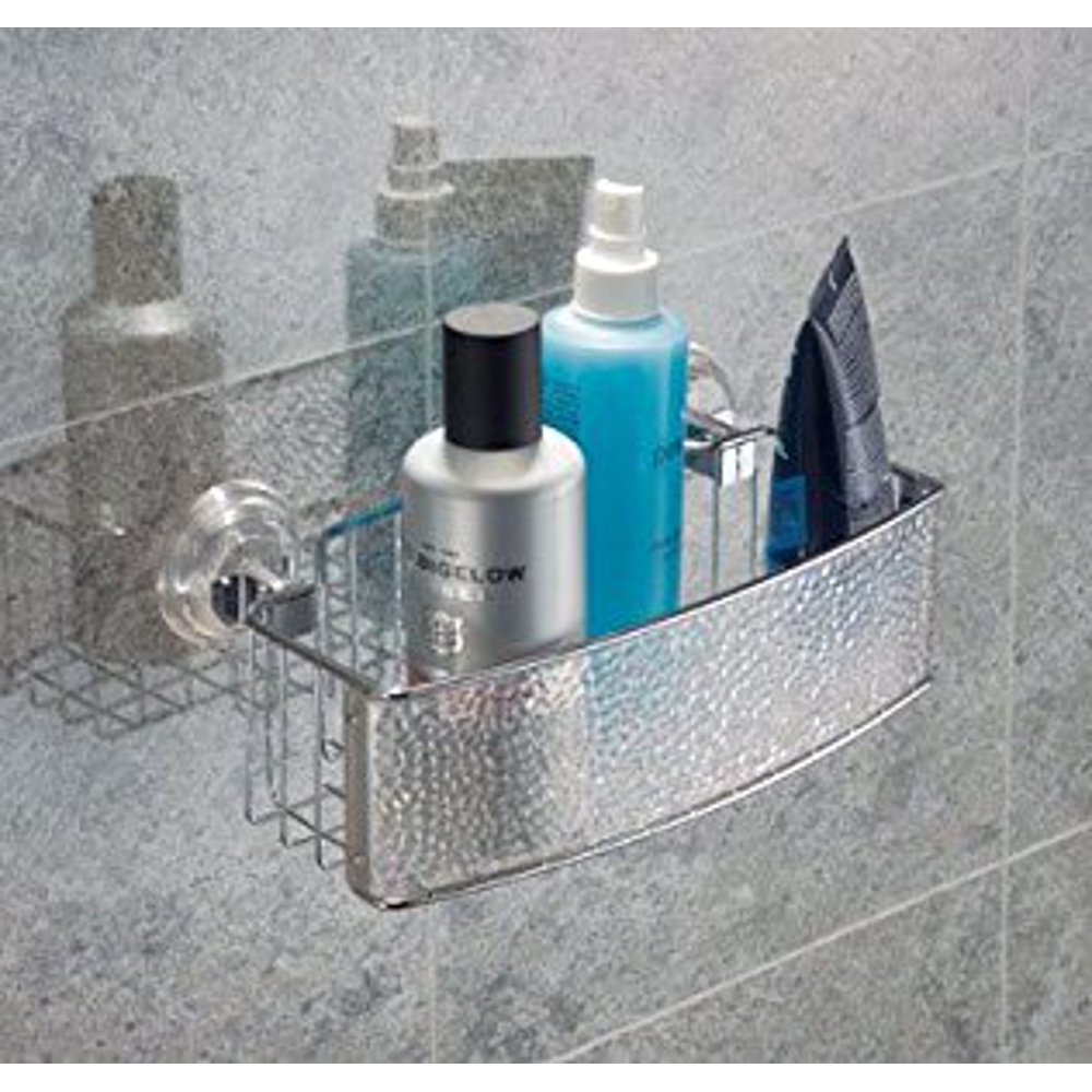 InterDesign Shower Organizer 2 in. H x 10 in. L x 8 in. W Clear Plastic