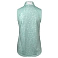thumbnail image 2 of Etonic Golf Ladies 1/2 Zip Sleeveless Mock Polo Cabbage Floral Print/Cabbage/White Extra Small, 2 of 2