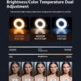 thumbnail image 3 of Shengyu LED Selfie Fill Light Adjustable Brightness For Smartphone Photography Vlogs Used As Phone white, 3 of 6