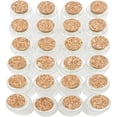 thumbnail image 3 of CPDD 10 mL Cork Stopper Glass Bottles Mini Transparent Glass Bottles 24 Pcs., 3 of 6