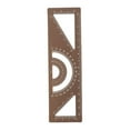 thumbnail image 3 of Regla multifuncional, suministros de aleación de aluminio, regla de medición, plantilla de dibujo geométrico para dibujo a medida, escritura, costura, Café DYNWAVEMX Regla geométrica, 3 of 8