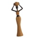 thumbnail image 5 of Estatua de señora Tribal africana, adorno de resina hecho a mano, patrón de tejido Retro, decoración marrón para el hogar y la Oficina, multiusos Estilo A Macarena estatua del pensador, 5 of 8