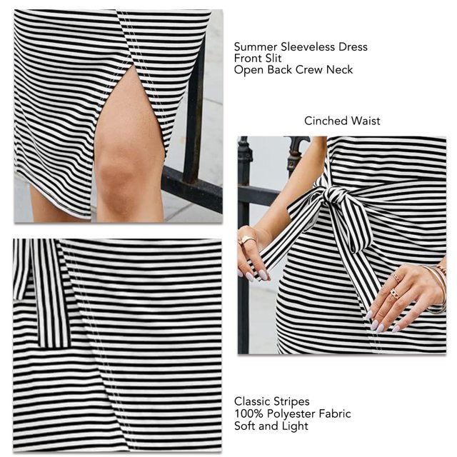 Vestido De Camiseta, Vestido Informal De Verano, Gran Estiramiento, Rayas De Colores, Fácil De Lavar, Diseño De Corbata En La Cintura Para Ir De Compras Para Vacaciones ANGGREK Ocean Broad Surfboard Fins