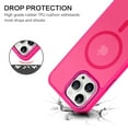 thumbnail image 4 of BENTOBEN iPhone 13 Pro Max Case Compatible with Mag-Safe, 6.7" Tpu Magnetic Car Mount Support, Anti-Fingerprint Shockproof Protective Cover for iPhone 13 Pro Max 6.7 inch, Hot Red, 4 of 8