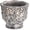 Type 4 - Dia. 7.3 Inch, variant on 6.3 Inch Cement Plant Pot for Plants, Succulent Planter with Embossed Design, Vintage Concrete Flowerpots with Drainage Hole, Decorative Orchid Houseplant Pot Indoor Outdoor Plant Container