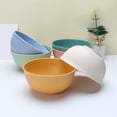 thumbnail image 4 of Snmubt Cereal Bowls 6-Whea-T Straw Bowls Set-Microwave And Dishwasher Safe -Reusable Lightweight Bowl For Rice Soup Snack Fruit (Multicolor), 4 of 7