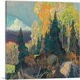 thumbnail image 1 of ARTCANVAS Autumn Hillside 1920 Canvas Art Print by Franklin Carmichael - Size: 12" x 12" (0.75" Deep), 1 of 9