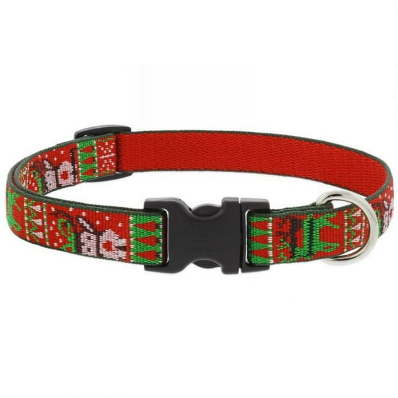 LupinePet 3/4" Ugly Sweater 13-22" Dog Collar