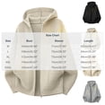thumbnail image 3 of Babcutegg Mens Zip Up Hooded Knit Cardigan Sweater Loose Fit Long Sleeve Thermal Casual Sweaters for Winter Size XL, 3 of 5
