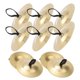 thumbnail image 5 of 10 piezas de platillos para danza del vientre, platillos de percusión para dedos, accesorios de baile, instrumento de percusión, 5 of 8