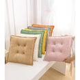 thumbnail image 4 of Nvzi Cushion Garden Terrace Home Kitchen Office Thick Comfortable Cushion 2PCS , Pink, 16 * 16 inches, 4 of 5