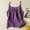 Purple, variant on White Tank Top Woman with Built in Bra Ribbed Tank Tops for Women Racerback Women's New Summer Pure Suspenders Linen Solid Color on The Outside To Wear Literary and Retro Thin Loose Suspenders Vest M