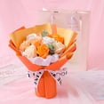 thumbnail image 2 of Ramo de jabón perfumado con rosas artificiales para la fiesta del Día de San Valentín de la madre naranja, 2 of 9
