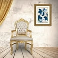 thumbnail image 3 of Isabelle Z 23x32 Gold Ornate Wood Framed with Double Matting Museum Art Print Titled - Cobalt Florals II, 3 of 4