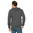 thumbnail image 2 of Bella + Canvas Unisex Poly-Cotton Fleece Full-Zip Hoodie, 2 of 3